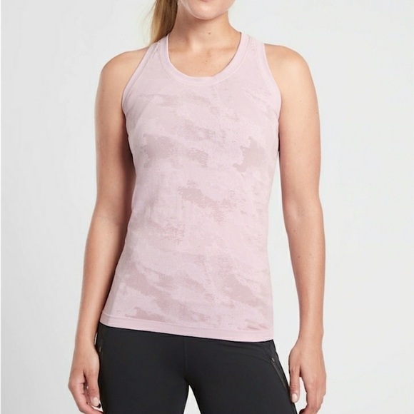 Athleta | Momentum Camo Tank in Delicate Pink Size Medium - Picture 5 of 6